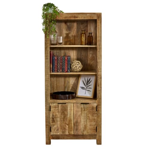Surrey Solid Wood Bookcase with Doors - Image 6