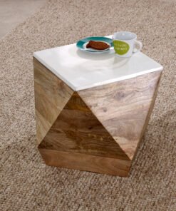 Alfie Side Table Solid Mango Wood