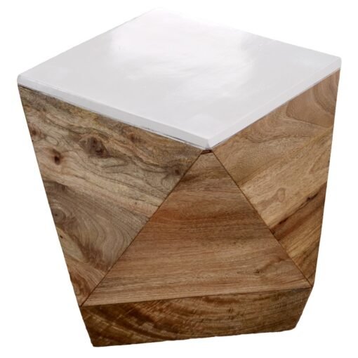 Alfie Side Table Solid Mango Wood - Image 6