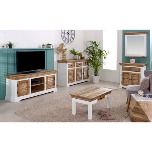 Alfie Wood Sideboard - 1 Drawer & 2 Doors - Image 3