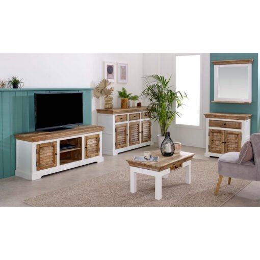 Alfie Wood Sideboard - 1 Drawer & 2 Doors - Image 4
