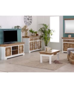 Alternative view of Alfie Wood Sideboard - 3 Drawers & 3 Doors