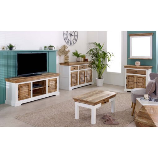 Alfie Wood Sideboard - 3 Drawers & 3 Doors - Image 3