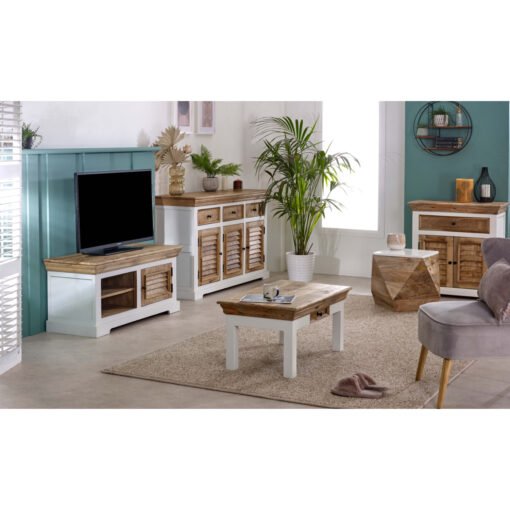 Alfie Wood Sideboard - 3 Drawers & 3 Doors - Image 5