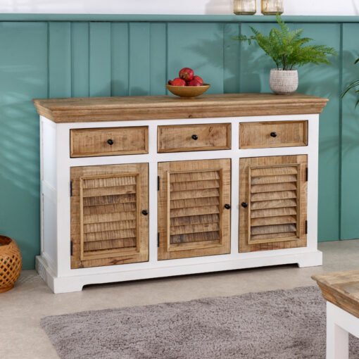 Alfie Wood Sideboard - 3 Drawers & 3 Doors - Image 11