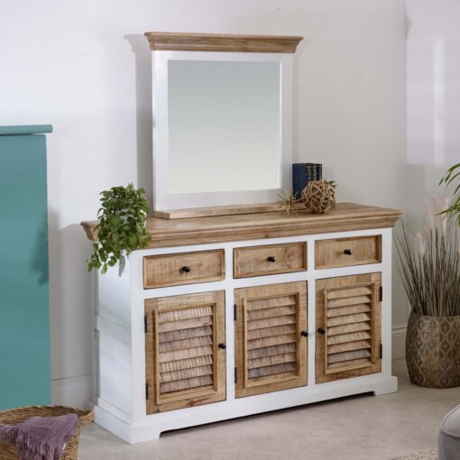 Alfie Wood Sideboard - 3 Drawers & 3 Doors - Image 12