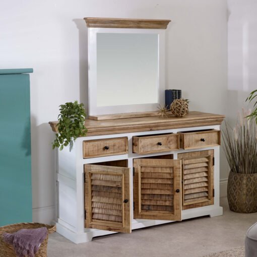 Alfie Wood Sideboard - 3 Drawers & 3 Doors - Image 13