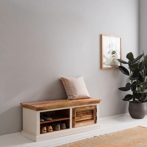 Alfie Wood Shoe Rack Bench
