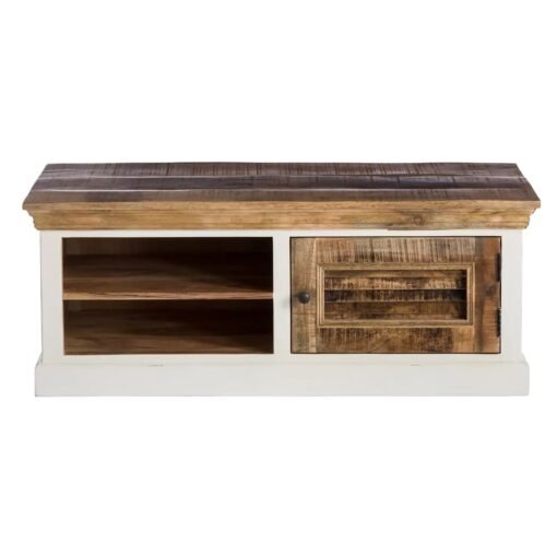 Alfie Wood Shoe Rack Bench - Image 2