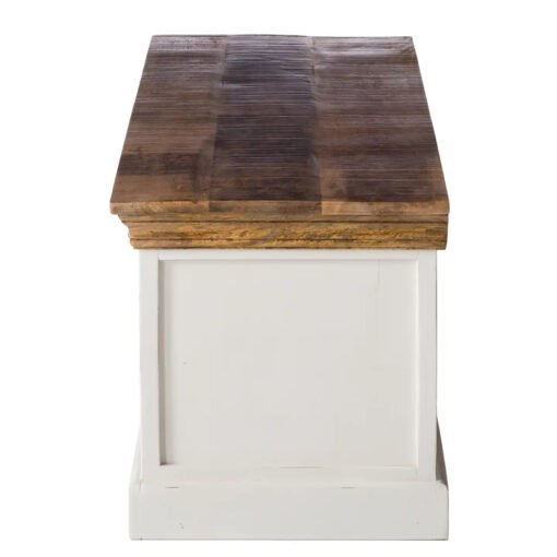 Alfie Wood Shoe Rack Bench - Image 4