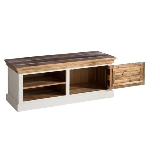 Alfie Wood Shoe Rack Bench - Image 5