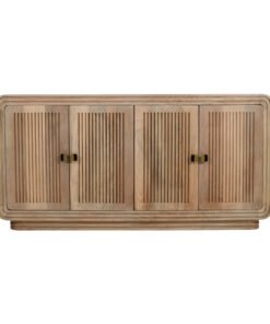 Alternative view of Hudson Carved Mango Wood 4 Door Large Sideboard