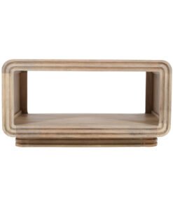 Alternative view of Hudson Carved Mango Wood Coffee Table