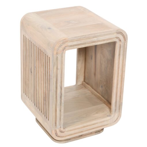 Hudson Carved Mango Wood Side Table - Image 4