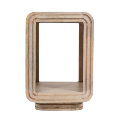 Hudson Carved Mango Wood Side Table - Image 2