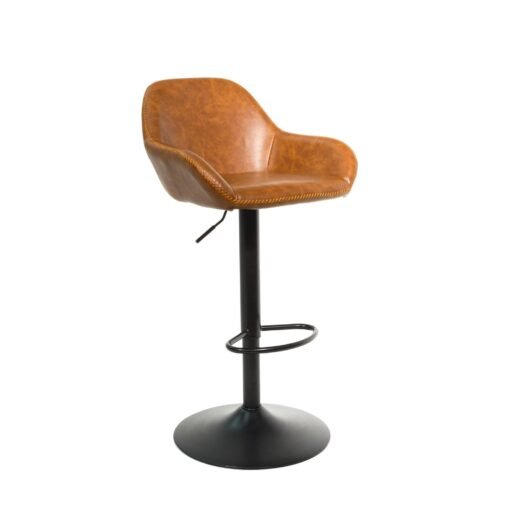Chicago Gas Lift Barstool in Tan (Set of 2) - Image 2