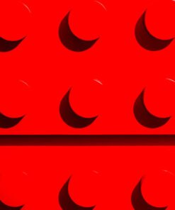 Alternative view of Red Block Solid Wood 4 Drawer Chest