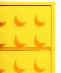 Alternative view of Yellow Block Solid Wood 6 Drawer Sideboard