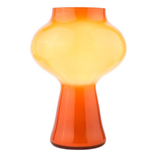 Chrissy Table Lamp in Orange Art Glass - Image 3