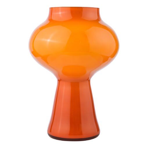 Chrissy Table Lamp in Orange Art Glass - Image 5
