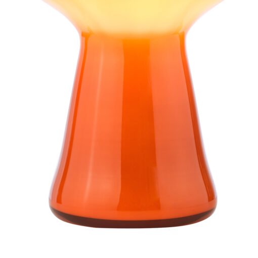 Chrissy Table Lamp in Orange Art Glass - Image 7