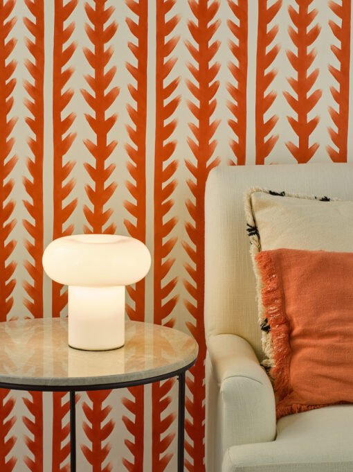 Kaja Table Lamp in White Glass