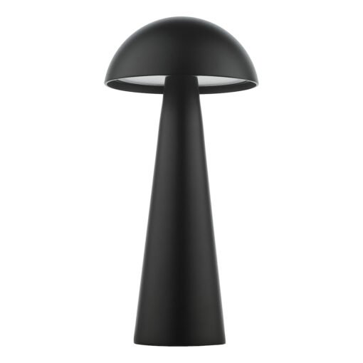 Lyle Rechargeable Outdoor Table Lamp in Matt Black (LED, IP54 Rated) - Image 5