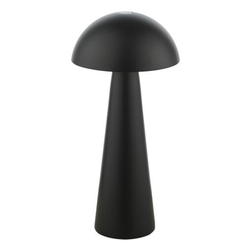 Lyle Rechargeable Outdoor Table Lamp in Matt Black (LED, IP54 Rated) - Image 4