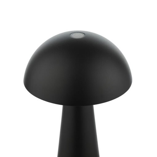 Lyle Rechargeable Outdoor Table Lamp in Matt Black (LED, IP54 Rated) - Image 6