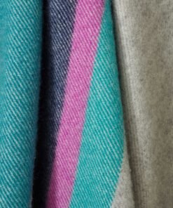 Alternative view of Alaska Stripe Breeze Pure New Wool Throw (130cm x 183cm)