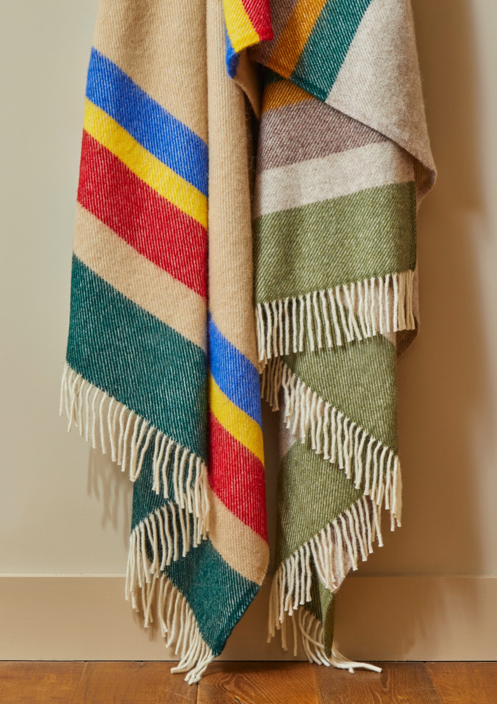 Alaska Stripe Pop Pure New Wool Throw (130cm x 183cm) - Image 11