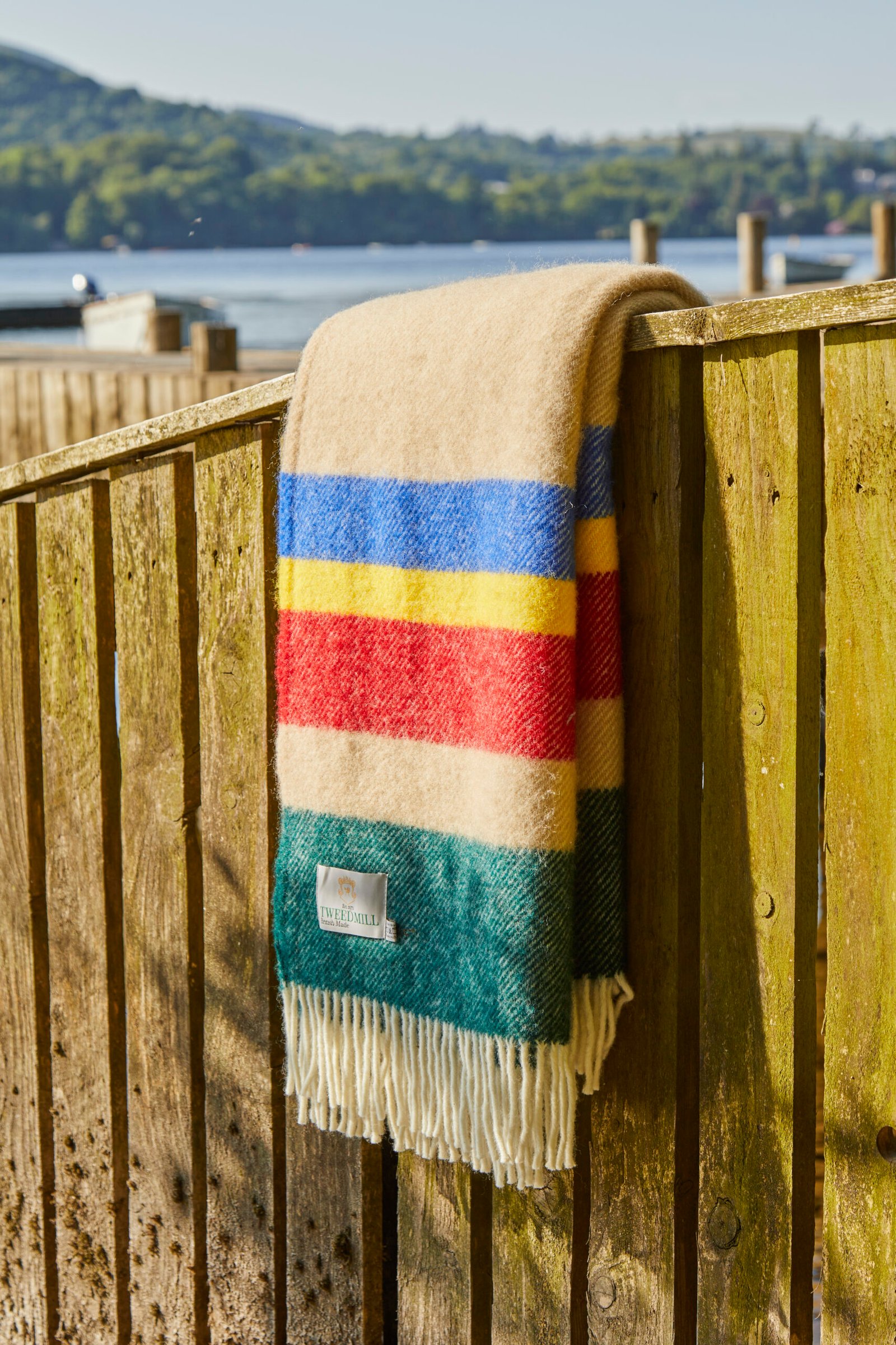 Alaska Stripe Pop Pure New Wool Throw (130cm x 183cm) - Image 10