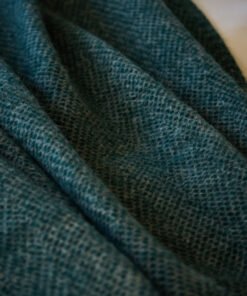 Alternative view of Emerald & Grey Beehive Extra Large Pure New Wool Throw (140cm x 240cm)