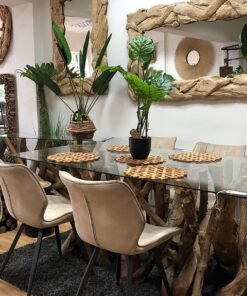Alternative view of Earth Large Rectangular Branchwood Dining Table (180cm) - SPECIAL ORDER FOR DELIVERY TO STORE ONLY