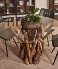 Earth Round Branchwood Dining Table (130cm) - SPECIAL ORDER FOR DELIVERY TO STORE ONLY