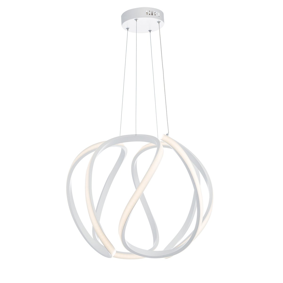 Alonsa Large White Sculptural LED Pendant Light - Image 2