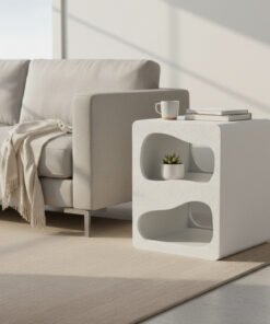 Geo Abstract Block Side Table