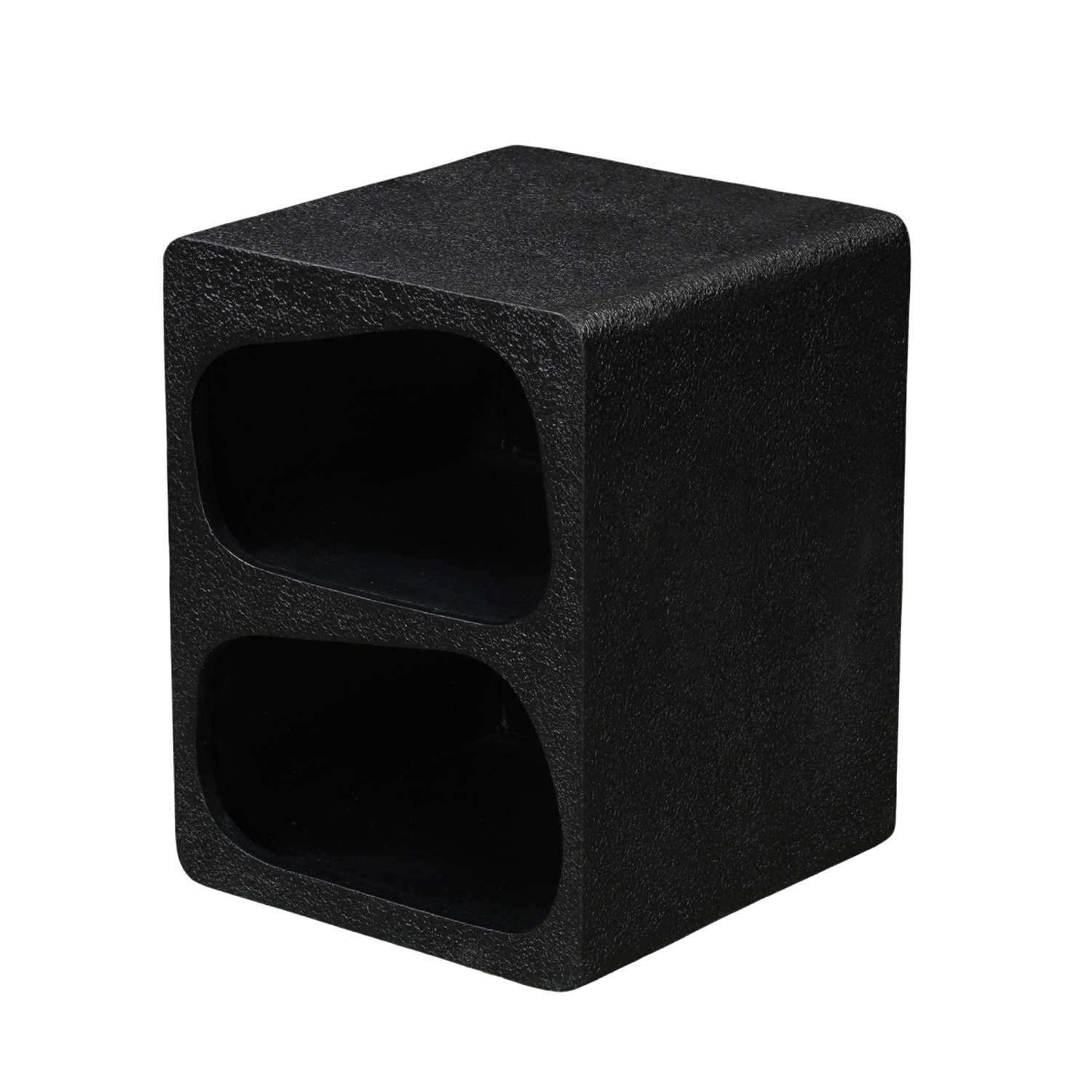 Concept Black Abstract Block Side Table - Image 2