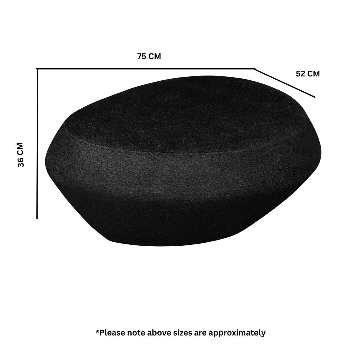 Concept Black Abstract Coffee Table - Image 7