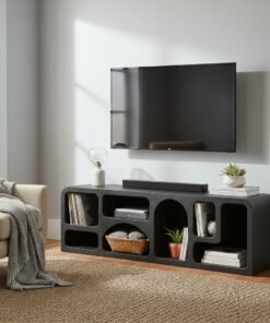 Concept Black Large Sideboard / Media Unit
