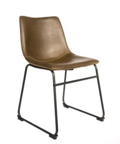 Alternative view of Set of 2 Scoop Dining Chairs in Chestnut