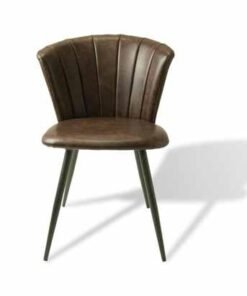 Alternative view of Set of 2 Broadway Dining Chairs in Chestnut