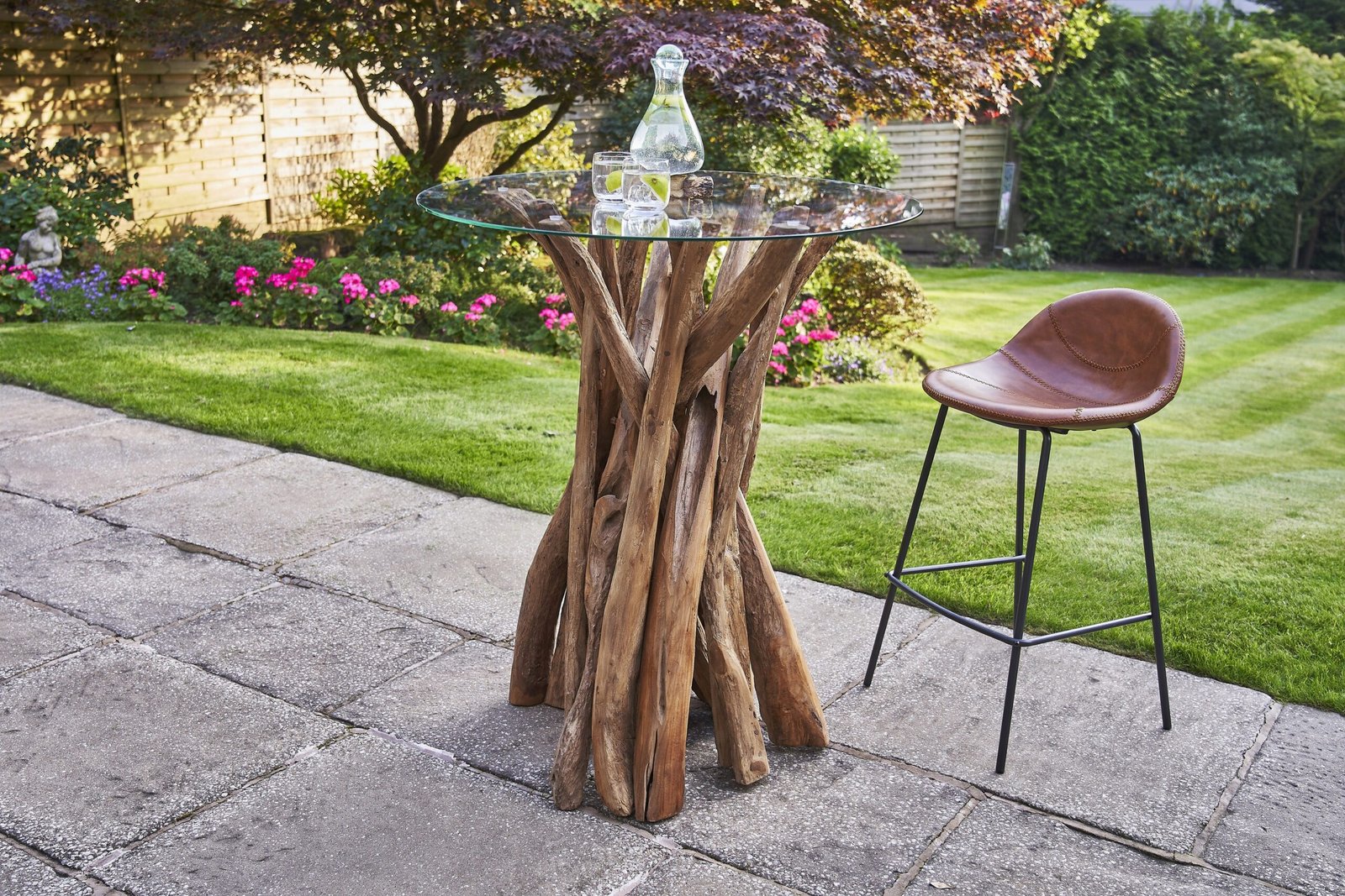 Glover Barstool in Tan (Set of 2) - Image 3