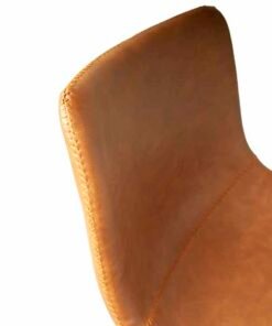Alternative view of Scoop Counter Stool in Tan (Set of 2)