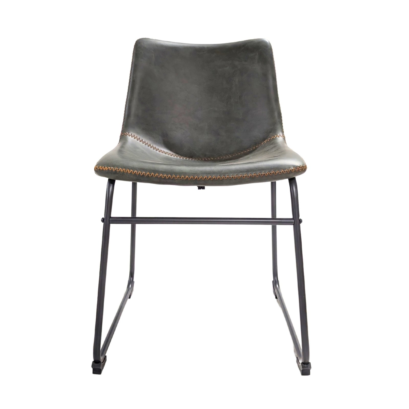 Set of 2 Scoop Dining Chairs in Forest Green - Image 5
