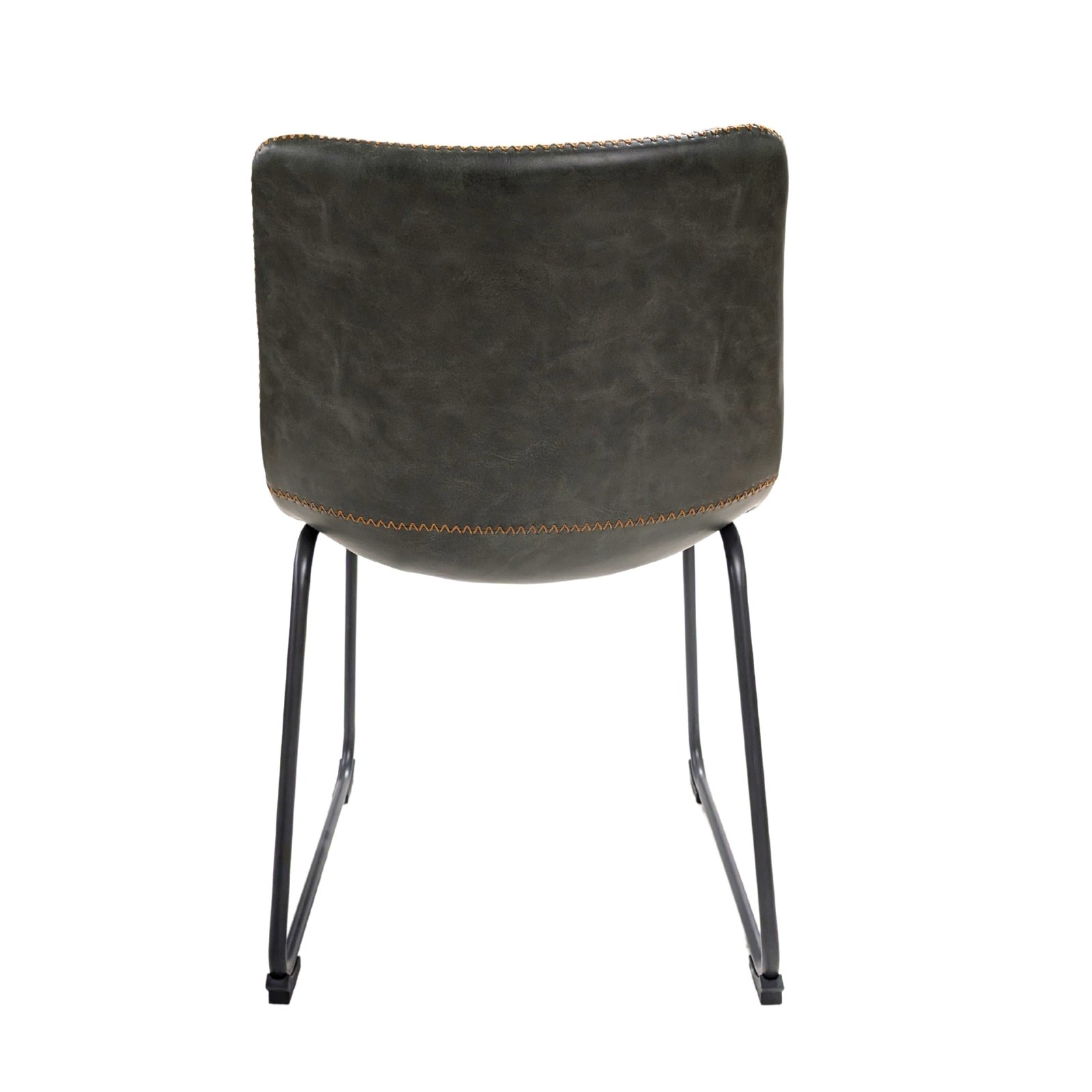 Set of 2 Scoop Dining Chairs in Forest Green - Image 4