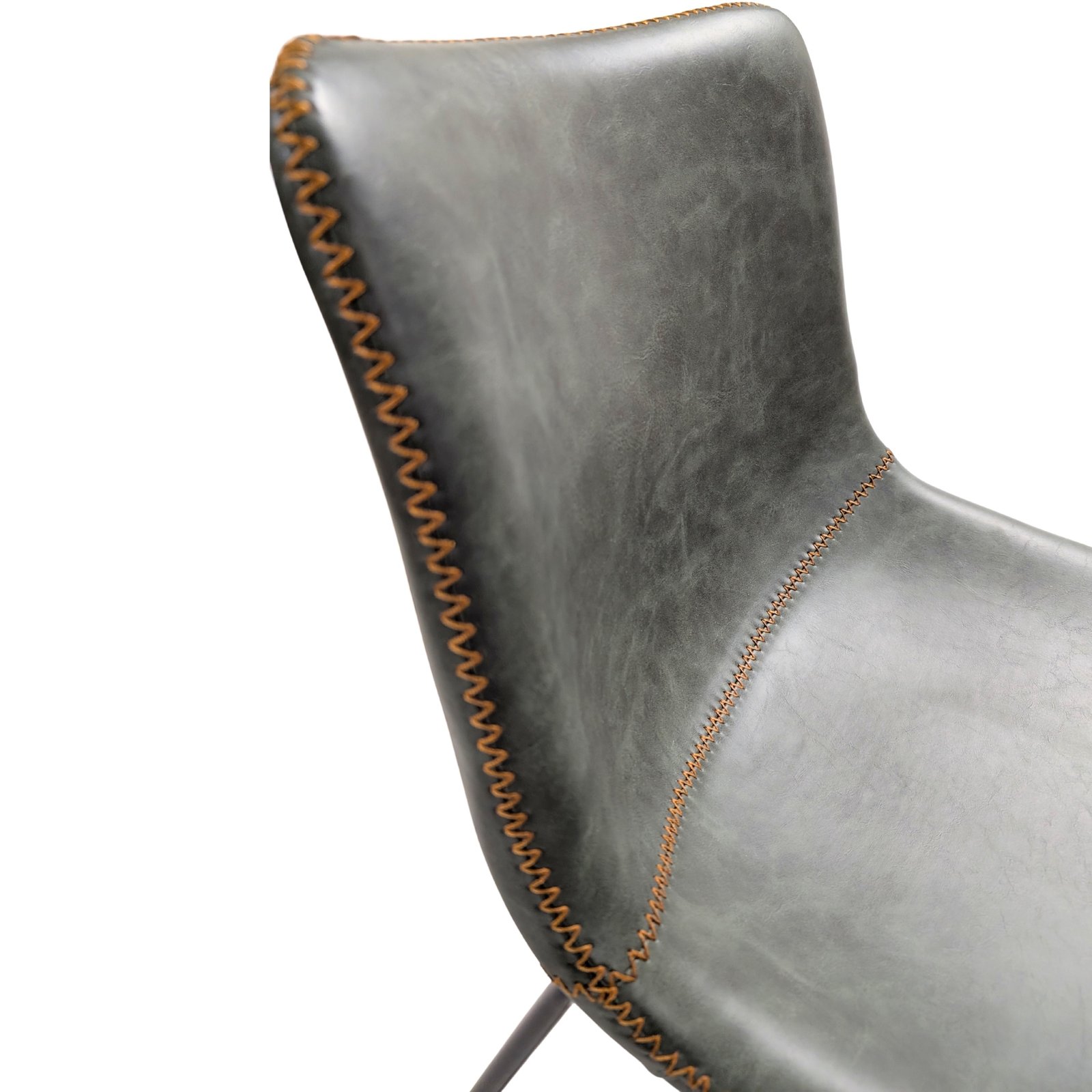 Set of 2 Scoop Dining Chairs in Forest Green - Image 3