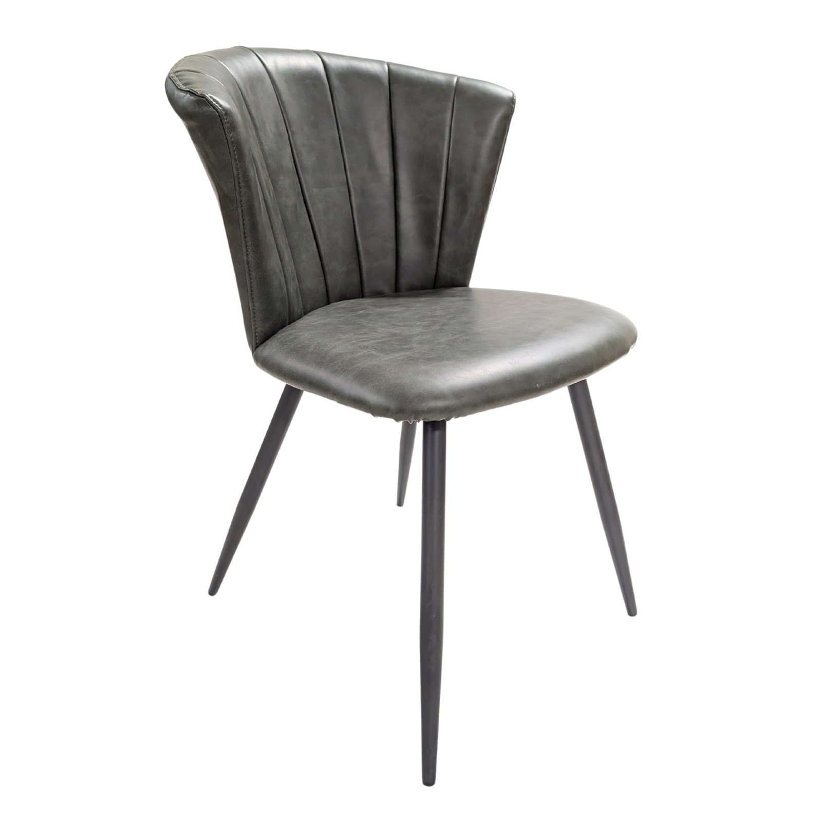 Set of 2 Broadway Dining Chairs in Forest Green