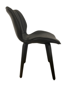 Alternative view of Set of 2 Manhattan Wooden Leg Dining Chairs in Grey