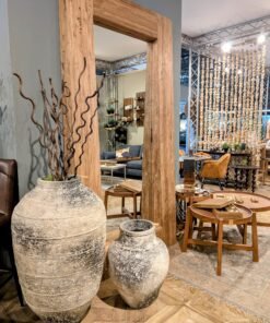 Alternative view of Rustic Teak Tall Mirror